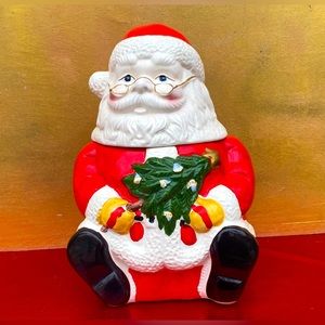 Gibson Santa Claus Cookie Jar Christmas Cookie Jar